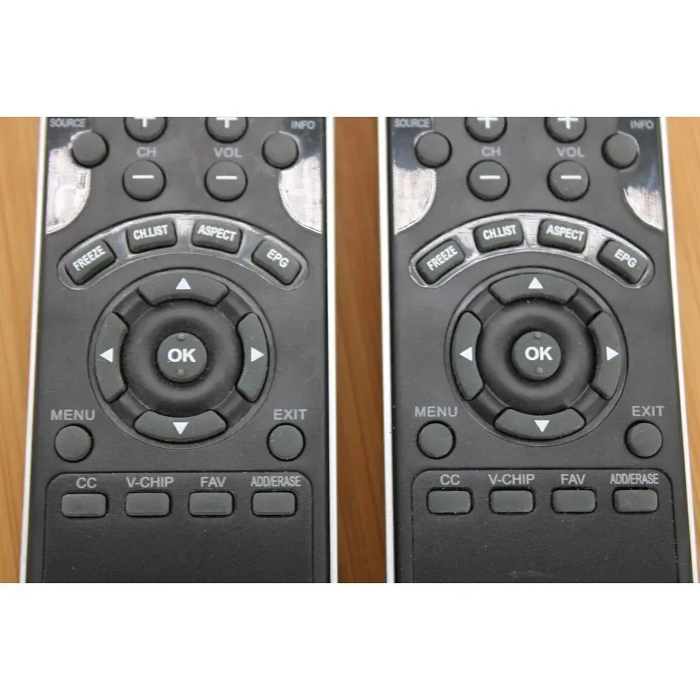2 Seiki Black Wireless Television Remote Control Replacement Works For SEIKI TVS